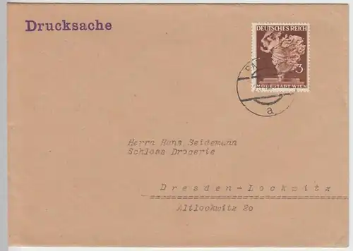 (B860) Bedarfsbrief DR, Stempel Patsch, 1941