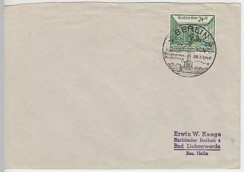 (B850) Bedarfsbrief DR, Sonderstempel Berlin 1940