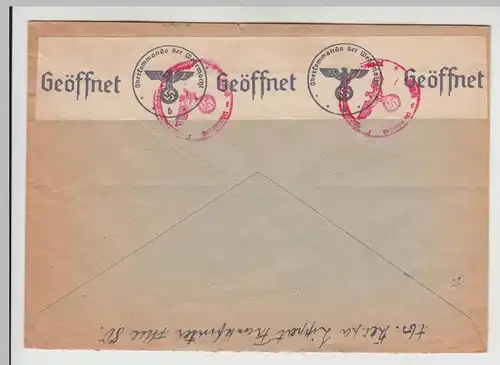 (B810) Bedarfsbrief DR, Luftpost, Satzbrief, Stempel Berlin O, 1940