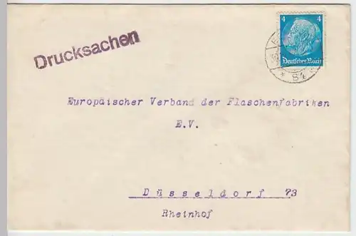 (B698) Bedarfsbrief DR, 1932