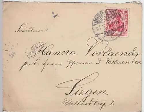 (B659) Bedarfsbrief DR 1904