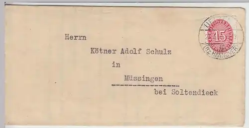 (B369) Bedarfsbrief DR 1930, Dienstmarke Mi 118, inkl. Inhalt