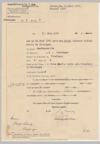 (B369) Bedarfsbrief DR 1930, Dienstmarke Mi 118, inkl. Inhalt