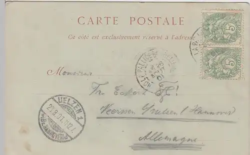 (90574) AK La Rochelle, L'Entrée du Port, 1901