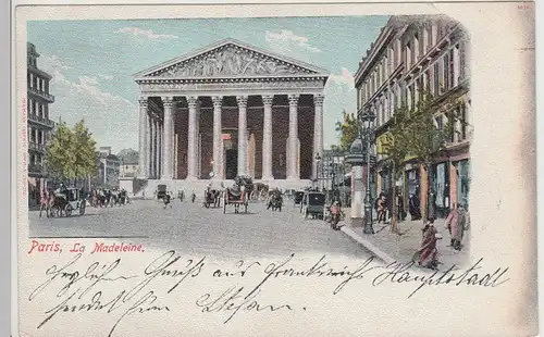 (114630) AK Paris, La Madeleine 1900