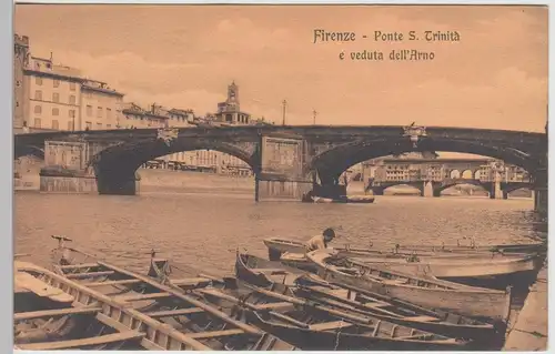 (114095) AK Firenze, Florenz, Ponte S. Trinità, Arno