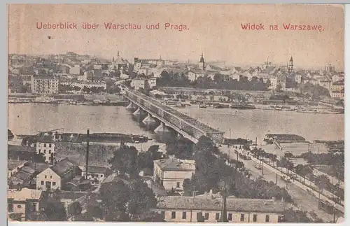 (112097) AK Warschau, Warszawa, Praga, Feldpost 1915