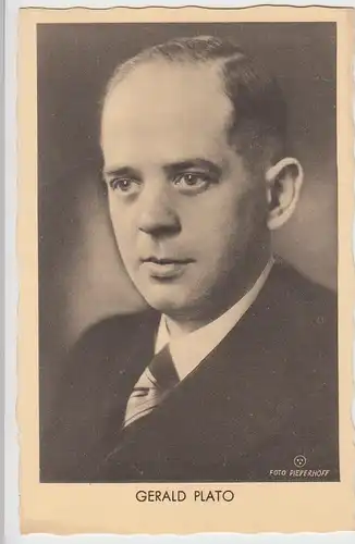 (111189) AK Komponist Gerald Plato, Porträt vor 1945