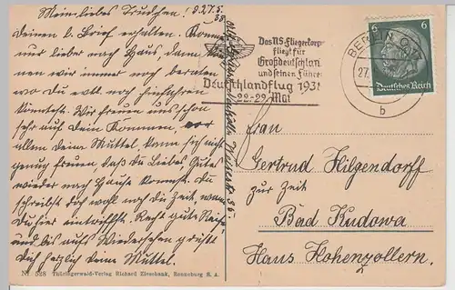 (105132) AK Schöffenhaus, Ilmenau, Türinger Wald 1938