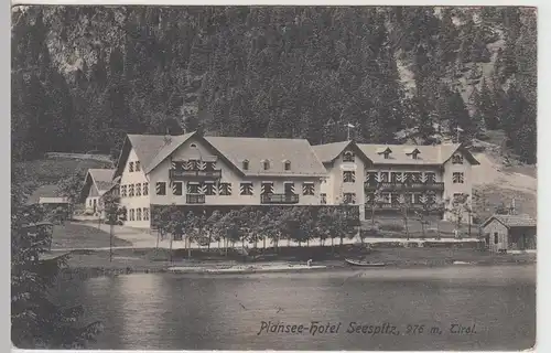 (104022) AK Plansee (Tirol), Hotel Seespitz, 1913