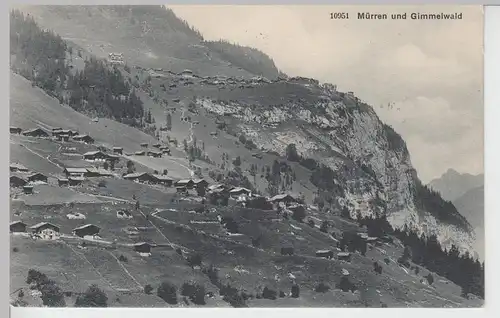 (104002) AK Mürren und Gimmelwald, 1911