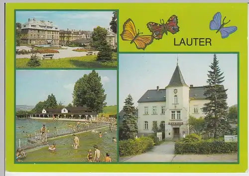 (103023) AK Lauter (Bernsbach), Mehrbildkarte 1988