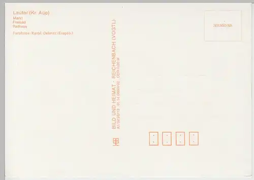 (103023) AK Lauter (Bernsbach), Mehrbildkarte 1988