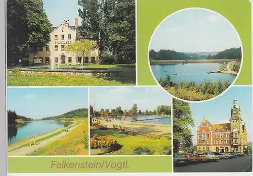 (102450) AK Falkenstein / Vogtl., Mehrbildkarte 1988