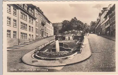 (101718) AK Gotha, Wasserkünste am Schlossberg, vor 1945