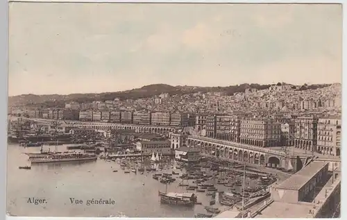 (101656) AK Algier, Alger, Vue générale, Norddeutscher Lloyd Bremen, 1914
