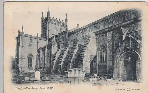 (101652) AK Dunfermline, Abbey from northwest, 1904