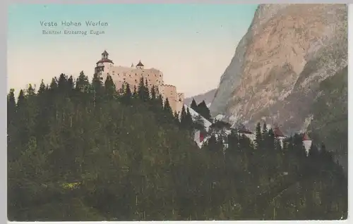 (101504) AK Werfen, Festung Hohenwerfen um 1910