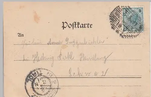 (101402) AK Gruß aus Wilten, Innsbruck, Stift Wilten 1901