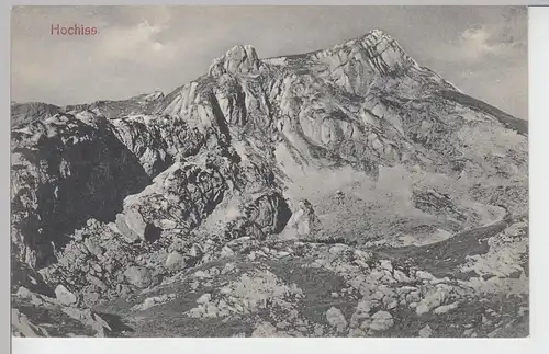 (101062) AK Hochiss, Brandenberger Alpen 1908