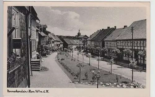 (100947) AK Benneckenstein, Harz, Ortsansicht 1943