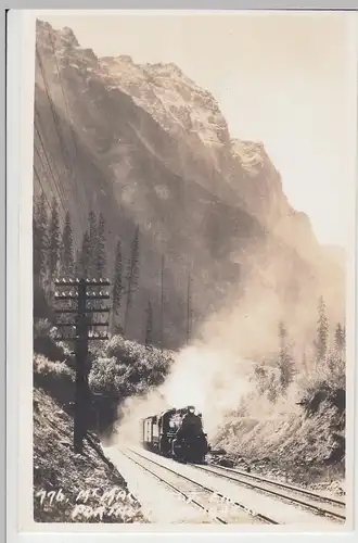(100730) AK Mount Macdonald, train and tunnel