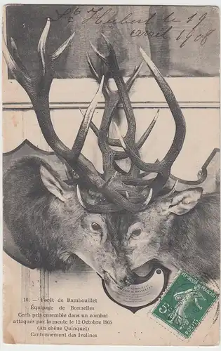 (100700) AK Fôret de Rambouillet, Équipage de Bonnelles, 1908