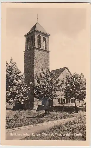 (100631) AK Oberhof i.Th., Kirche, 1960