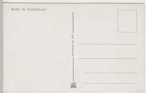 (100407) AK Berlin, Unter den Linden, Säulen, Adler 1933-45