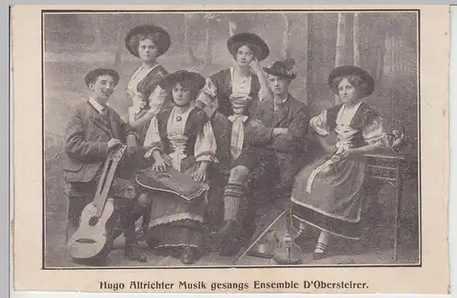 (100288) AK Hugo Altrichter Musik Gesangs Ensemble D'Obersteirer