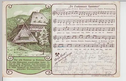 (100261) AK Liedkarte, Dr. Frohnaer Hammer, vor 1945