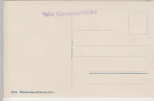 (100232) AK Hotel Klausen-Passhöhe, vor 1945