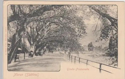 (100167) AK Meran, Merano, Giselapromenade, bis um 1905
