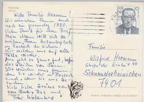 (99655) AK Rostock, Steintor, 1985