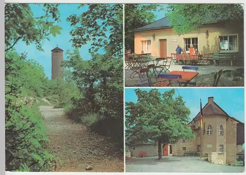 (99574) AK Jena, Mehrbildkarte Fuchsturm, 1978