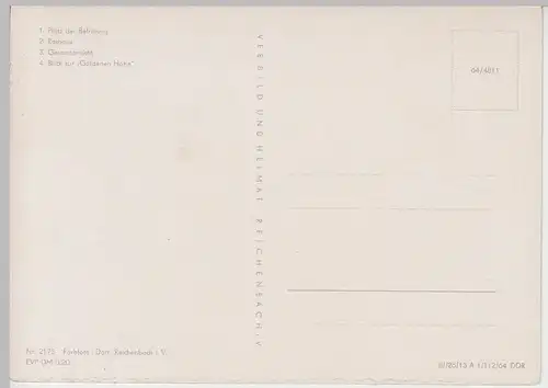 (99549) AK Waldheim, Mehrbildkarte, 1964