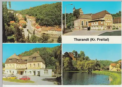 (99277) AK Tharandt, Mehrbildkarte, 1986