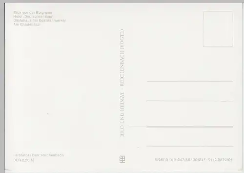 (99277) AK Tharandt, Mehrbildkarte, 1986