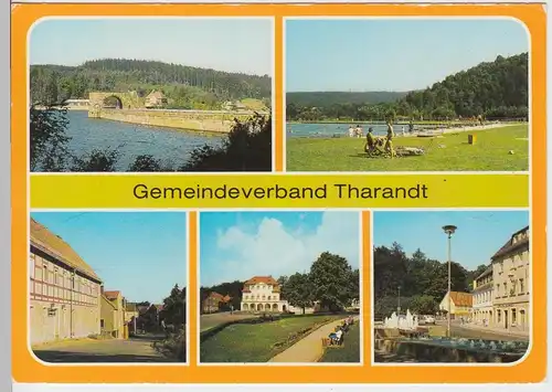 (99276) AK Gemeindeverband Tharandt, Mehrbildkarte, 1988