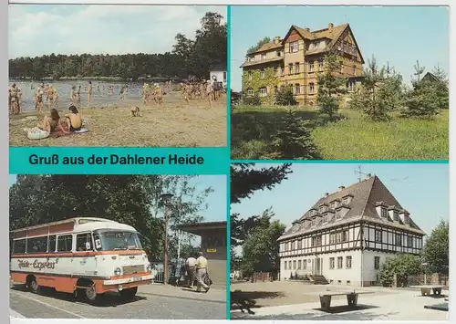 (99174) AK Dahlen, Dahlener Heide, Mehrbildkarte, 1988