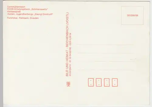 (99174) AK Dahlen, Dahlener Heide, Mehrbildkarte, 1988