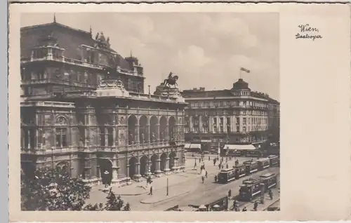 (99123) AK Wien, Staatsoper, vor 1945