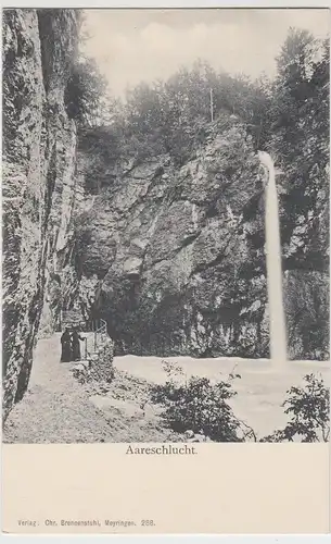 (98912) AK Aareschlucht bei Meiringen, vor 1905