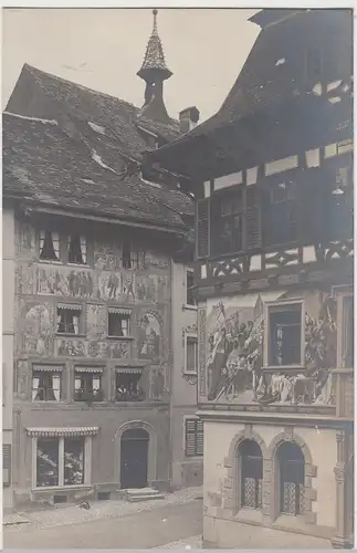 (98812) AK Stein am Rhein, Haus Weisser Adler, vor 1945