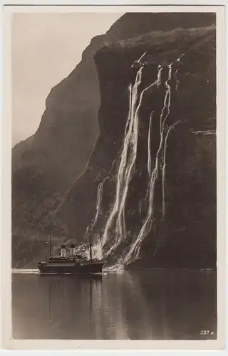 (98738) AK Geiranger, syv søstre, Sieben Schwestern, Wasserfall