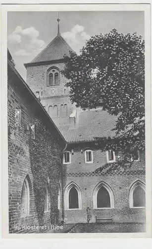 (98732) AK Fra Klosteret i Ribe, Kloster, vor 1945