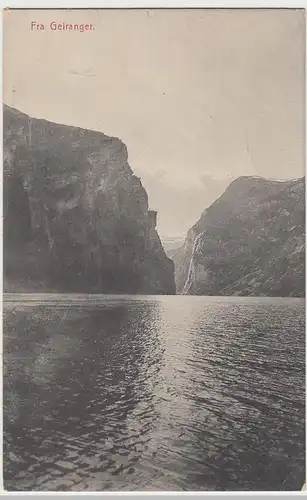 (98720) AK Fra Geiranger, vor 1945