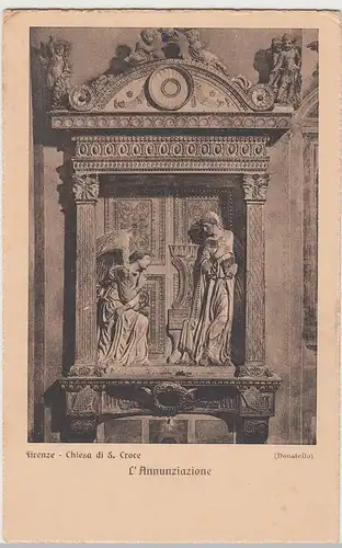 (98712) AK Florenz, Firenze, Kirche, Chiesa di S. Croce, L'Annunziazione