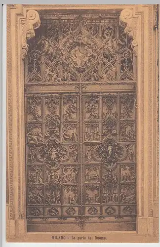 (98693) AK Milano, Mailand, Le porte dal Duomo, Pforte Dom, vor 1945