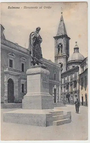 (98687) AK Sulmona, Monumento ad Ovidio, vor 1945